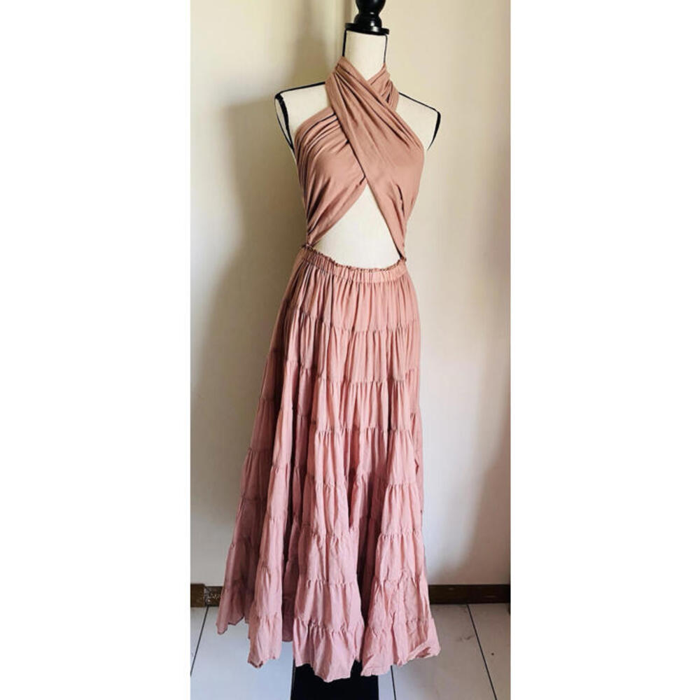 Erika Pena Selma Maxi Dress,  SZ M/L, $438 Retail, NWT - Picture 3 of 5